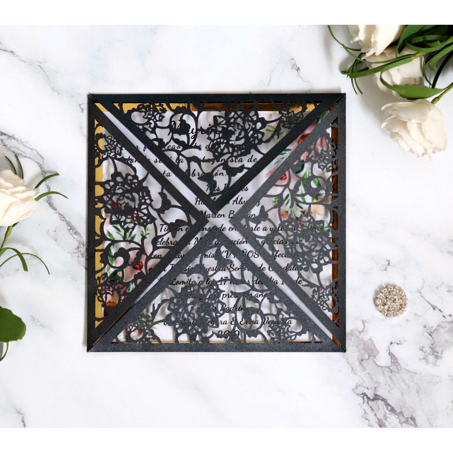 Invitation Card Wedding Card Design Laser Cut Paper Tape Greeting Card Customization